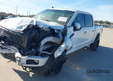 2020 Ford F-150 Lariat z USA, uszkodzony, nr VIN 1FTEW1E49LFC04691